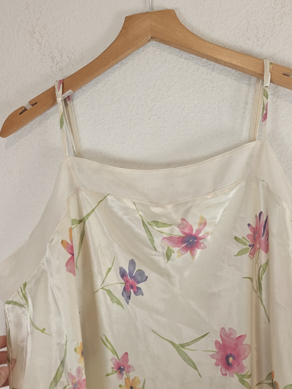 VTG Valerie Stevens Floral Sheer Slip Dress 1X Romantic Coquette Cottagecore - Picture 6 of 13